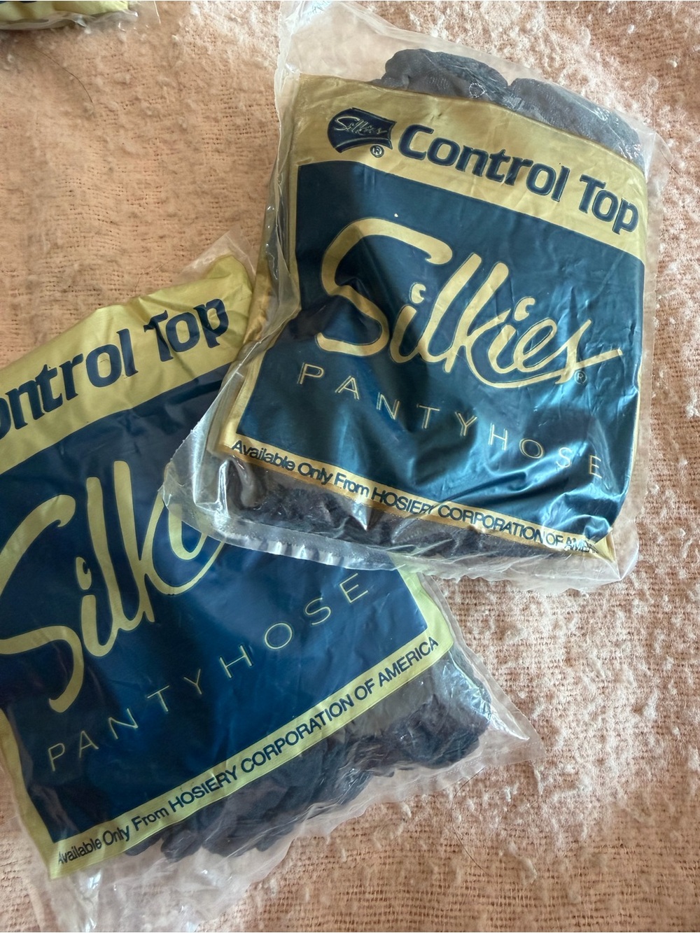 Silkies Navy Control Top Pantyhose (2 pack)